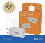 Club 3D CAC-3020 30Watt Str&oslash;mforsyningsadapter Hvid 2 stk.