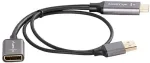 Lanberg Adapter HDMI(M)-Display port(F)4K 20 AD-HD-DP-0
