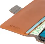 Krusell Leather PhoneWallet Samsung Galaxy S22+ cognac (62468)