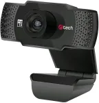 C-TECH Webcam CAM-11FHD, 1080P, microphone, black