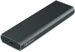 QOLTEC Enclosure for M.2 SSD | NVMe | PCIe | USB3.1 | 10Gb/s | 4TB | Graphit
