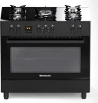 Pliit Ravanson KWGE-K90 black gas/electric cooker