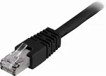 DELTACO F / UTP Cat6 patch-kaabel, LSZH, 15m, must
