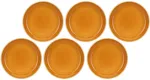 Rose&Tulipani 6 Soup Plates Set Orange