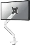 Newstar Neomounts DS70-250WH1 Monitor arm 17-35" - gas spring - Topfix - 180&deg;-stop