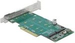 V&otilde;rgukaart DeLOCK Kontroller PCIe 4.0 x8 - 2x M.2 NVMe M-key (89045)