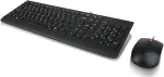 Klaviatuur Lenovo 300 keyboard Mouse included Universal USB QWERTY US English Black