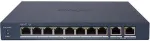 HIKVISION &Scaron;akotuvas 10 prievadų, 8 PoE komutatorius DS-3E1510P-EI/M(B)