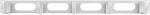 LANBERG 19" Kabelorganisation Typ B 1U grau