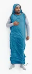 SEA TO SUMMIT Wkładka Breeze Sleeping Bag Liner Insect Shield Mummy ze ściągaczem S