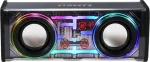 STREETZ Transparent bluetooth speaker with TWS and LED light effects / 6612078 / S310-BLK