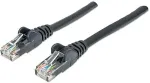 Intellinet - Patch-Kabel - RJ-45 (M) - RJ-45 (M) - 1,0m - UTP - CAT 6 - gepresst, glatt - Schwarz (342049)