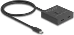 DELOCK USB 10 Gbps USB Type-C Switch 2 auf 1 bidirektional 8K