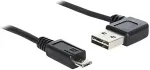 Delock Kabel EASY USB 2.0-A 90G gewinkelt > Micro-B Stecker/Stecker 1 m