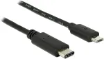 DeLOCK USB Kabel C -> Micro-B St/St 1.00m schwarz