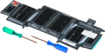 T6 POWER Battery for Apple MacBook Pro 13" Retina (2013, 2014, 2015), 6330mAh, 71.8Wh, 6cell, Li-pol