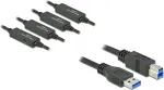 DELOCK USB-kaabel USB-A - USB-B 20 m Black (85382)
