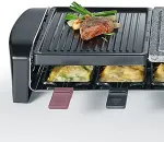 Severin RG 9645 Raclette-Grill mit Naturstein 1.400W schwarz