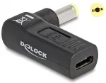 DeLOCK Adapter f&uuml;r Notebook Ladekabel USB Type-C&trade; Buchse zu Acer 5,5 x 1,7 mm Stecker 90&deg; gewinkelt