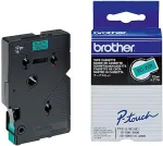 Brother Schriftbandkassette 12mm gr&uuml;n/schwarz TC701