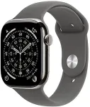 APPLE Watch Series 11 GPS + Cellular 46mm Natural Titanium Case with Stone Grey Sport Band - M/L