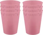 Procos korduvkasutatav peotops 250ml, 6 tk, roosa pastel
