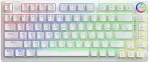 Klaviatuur Savio Wireless mechanical keyboard PHENIX WHITE Gateron Yellow, ABS