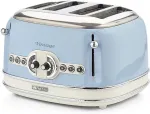 Ariete Vintage 4-Schlitz-Toaster blau