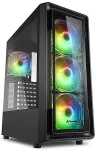 Korpus SHARKOON TK4 RGB, tower case (black, tempered glass)