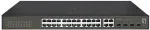 LevelOne Hilbert 28-Port Gigabit Smart Lite Switch, 24 x Gigabit RJ45, 4 x Gigabit SFP/RJ45 Combo