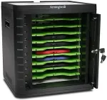 KENSINGTON Charge & Sync Cabinet, Universal Tablet - Schrankeinheit f&uuml;r 10 Tablets - Schwarz