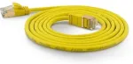 Wantec Patchkabel SSTP CAT7 Ste. CAT6a d=4mm 0,50m gelb