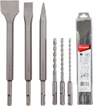 MAKITA SDS + drill / chisel set 6pcs - D-58920
