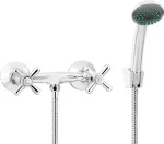 Deante Wall-mounted shower faucet with shower set