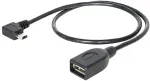 DeLOCK Kabel USB mini Stecker gewinkelt > USB 2.0-A Buchse OTG 50 cm