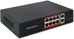 QOLTEC FAST Ethernet PoE SWITCH 8xRJ45 2xRJ45 Uplink