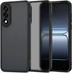 Tech-Protect Kaitse&uuml;mbris Magmat, OnePlus Nord 5, matt l&auml;bipaistev musta &auml;&auml;rega,