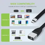 V&otilde;rgukaart TECHly Flexibler Adapter Typ C auf RJ45