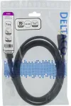 DELTACO DisplayPort kaabel, 1m, 4K UHD, DP 1.2, must