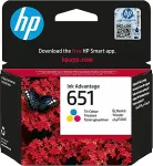Tooner Hp 651 Tri-color Original Ink Advantage Cartridge