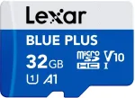 M&auml;lukaart LEXAR Memory card microSDHC 32GB C10 A1 U3 V10 100MB/s Blue Plus