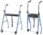 ARmedical Two-wheel rehabilitation support - walker Blue black