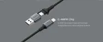 Orsen S8 2-IN-1 USB and Type-C 5A 1.5m black