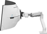 ERGOTRON HX Monitor Arm mit VHD-Gelenk, Tischhalterung (wei, fr 1000 R Curved Monitore)