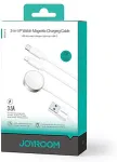 Joyroom Juhe Joyroom S-IW008 3-&uuml;hes magnetlaadija USB-A - Lightning/USB-C 1.2m - white