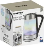 Salter EK5078IRFVDE Iridescent Glass Kettle