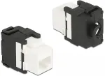 Delock Keystone Modul RJ45 Buchse zu LSA Cat.6A 180&deg; werkzeugfrei