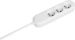 Bachmann SMART Steckdosenleiste 3x Schutzkontakt geschraubt weiss 5m