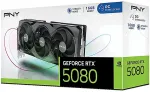 Videokaart PNY Graphics card GeForce RTX5080 OC 3F 16GB 256-bit 960GB/s