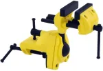 Stanley MaxSteel multi-axis vise (yellow/black)